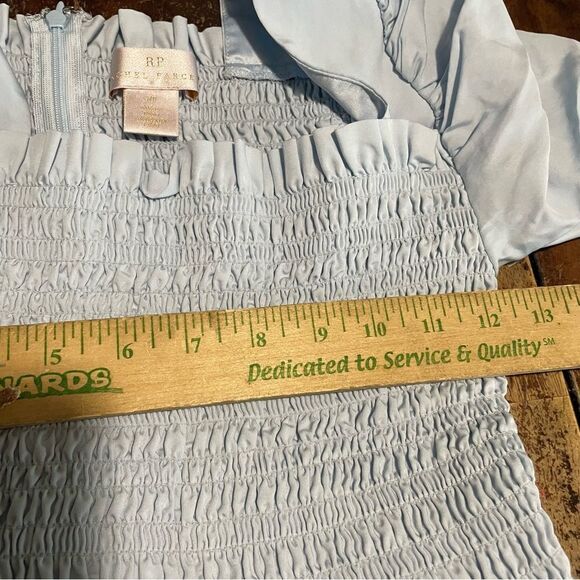Rachel Parcell Blue Lace Smocked Waist Dress Size XS - Picture 9 of 10